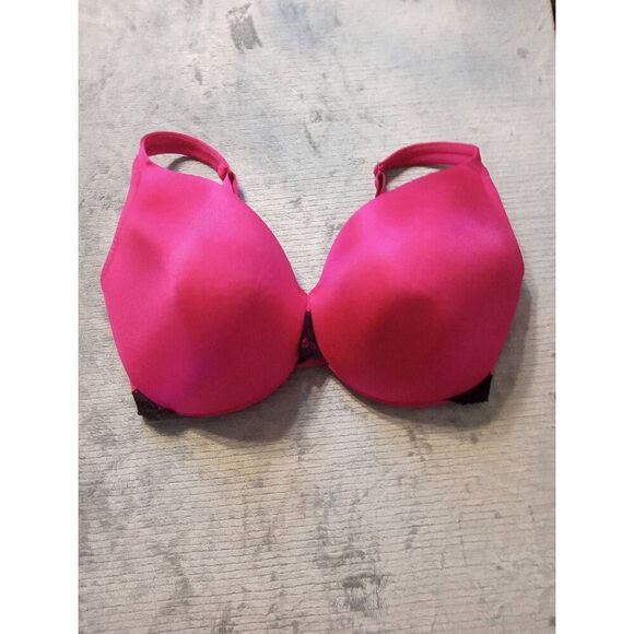 Cacique by Lane Bryant Size 40G Pink Plunge Bra - Picture 1 of 3